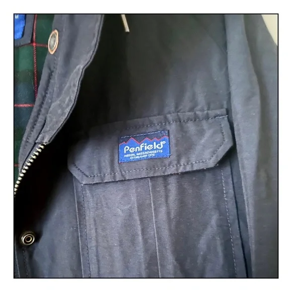 Penfield 60/40 Hooded Parka Utility Jacket in Navy Blue Size Large - Picture 6 of 13